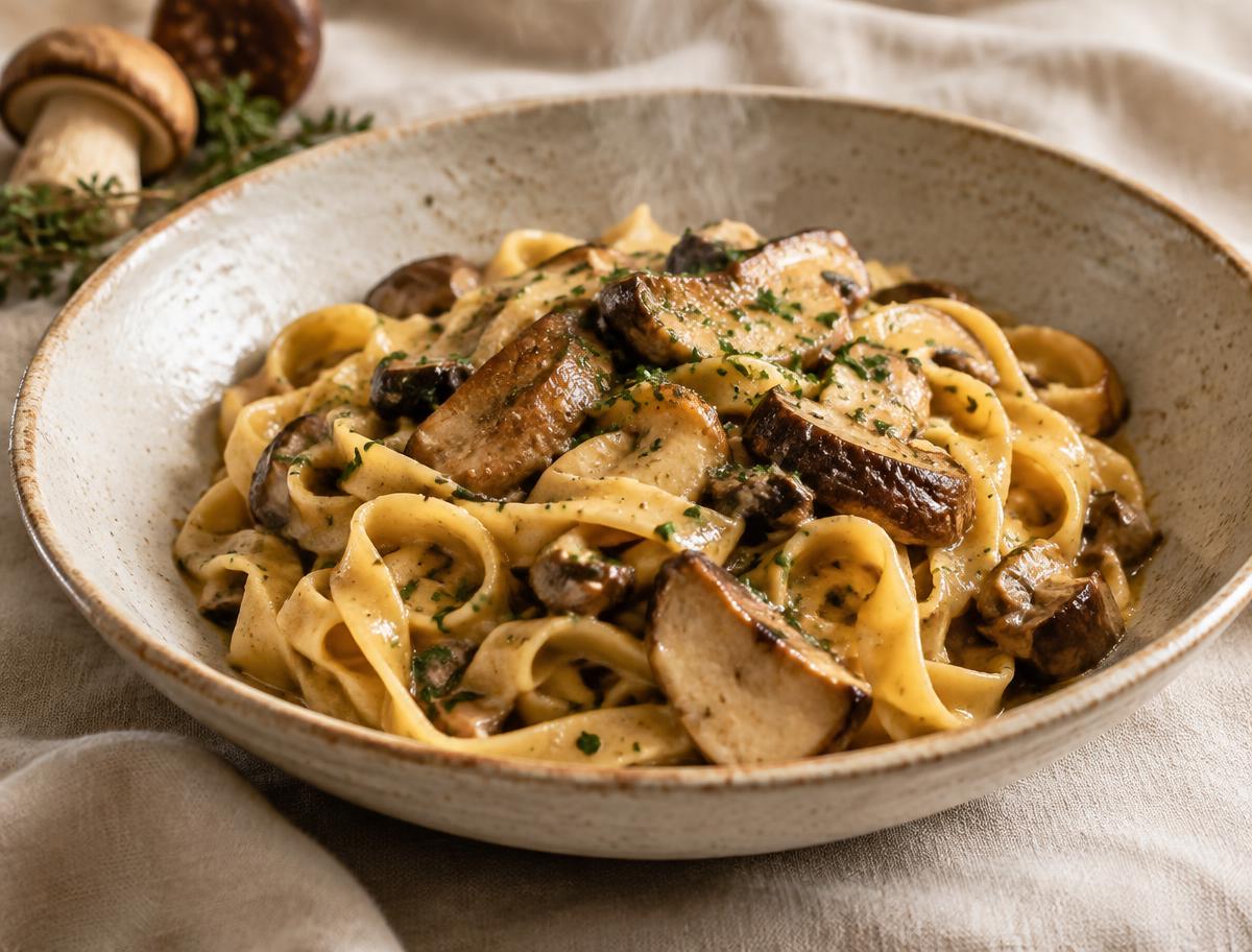 Tagliatelle mit Steinpilzen